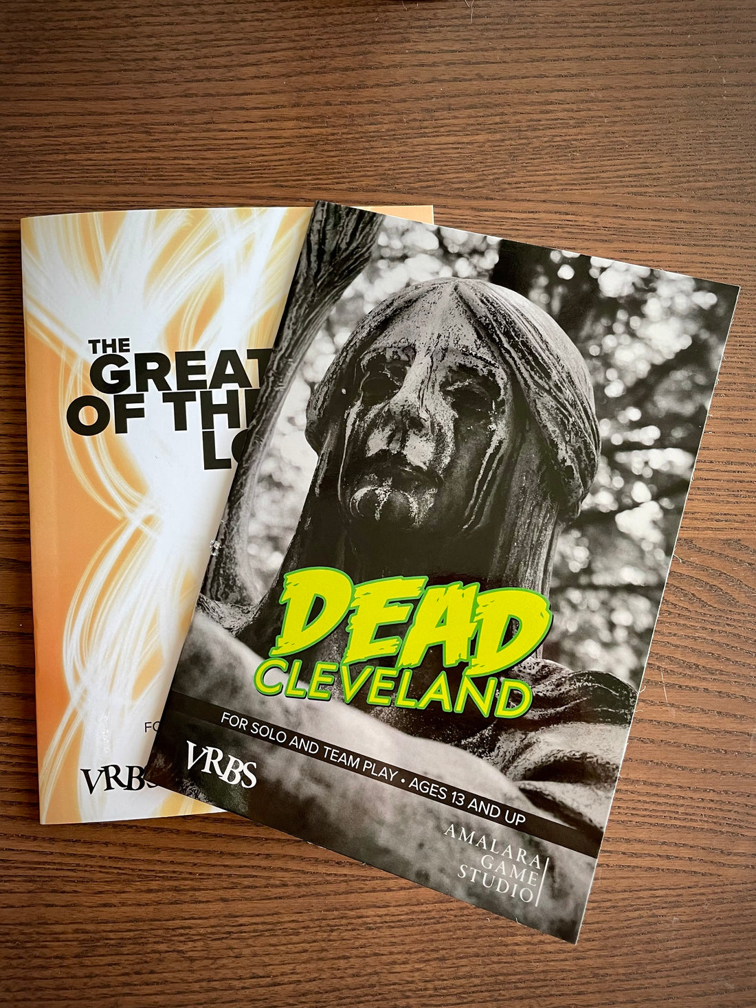 Print versions of "The Greatest of These is Love" and "Dead Cleveland" are now in stock.